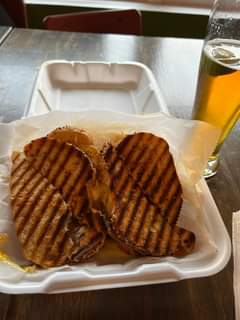 Who said Brunch sandwiches don’t pair with beer? Well “The Porker” with kicking