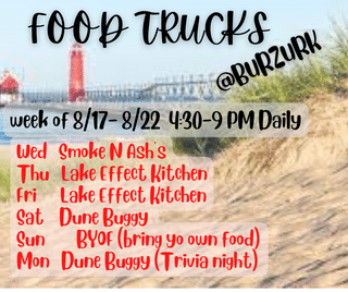 This weeks food trucks- why start cooking now? It’s still summer, enjoy the good